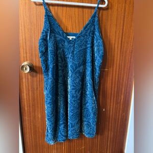 Black swan velvet minidress